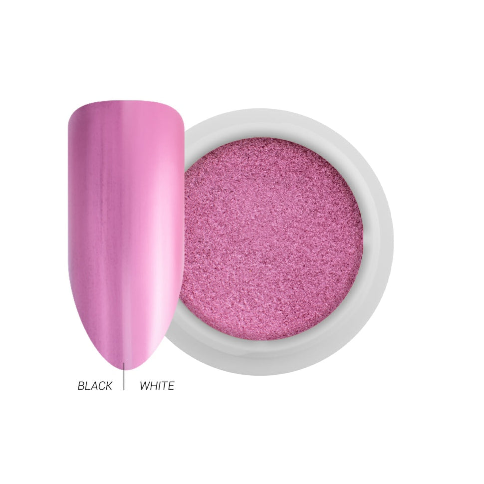 Mirror-Chrome Pigment Compact – Rose with Applicator