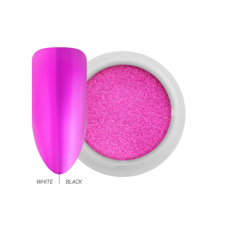 Mirror-Chrome Pigment Compact – Pink with Applicator