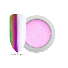 Mirror-Chrome Pigment Kompakt – Aurora Rose mit Aplikator