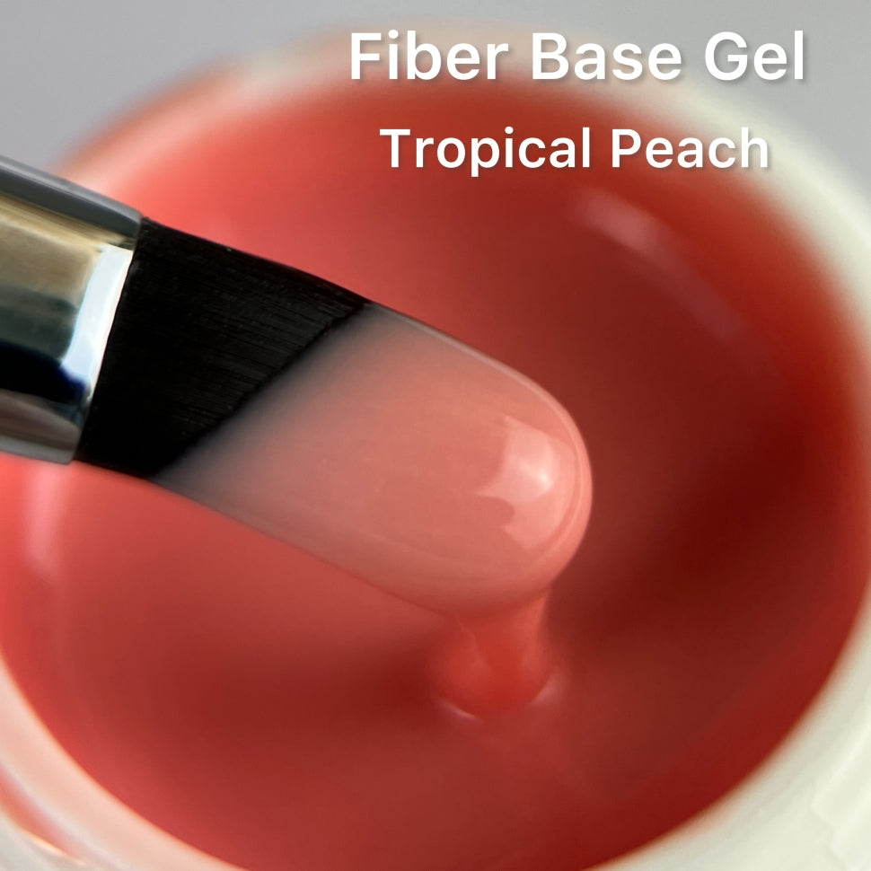 Fiber Base Gel for problem nails FB07 Tropical Peach 5-30ml