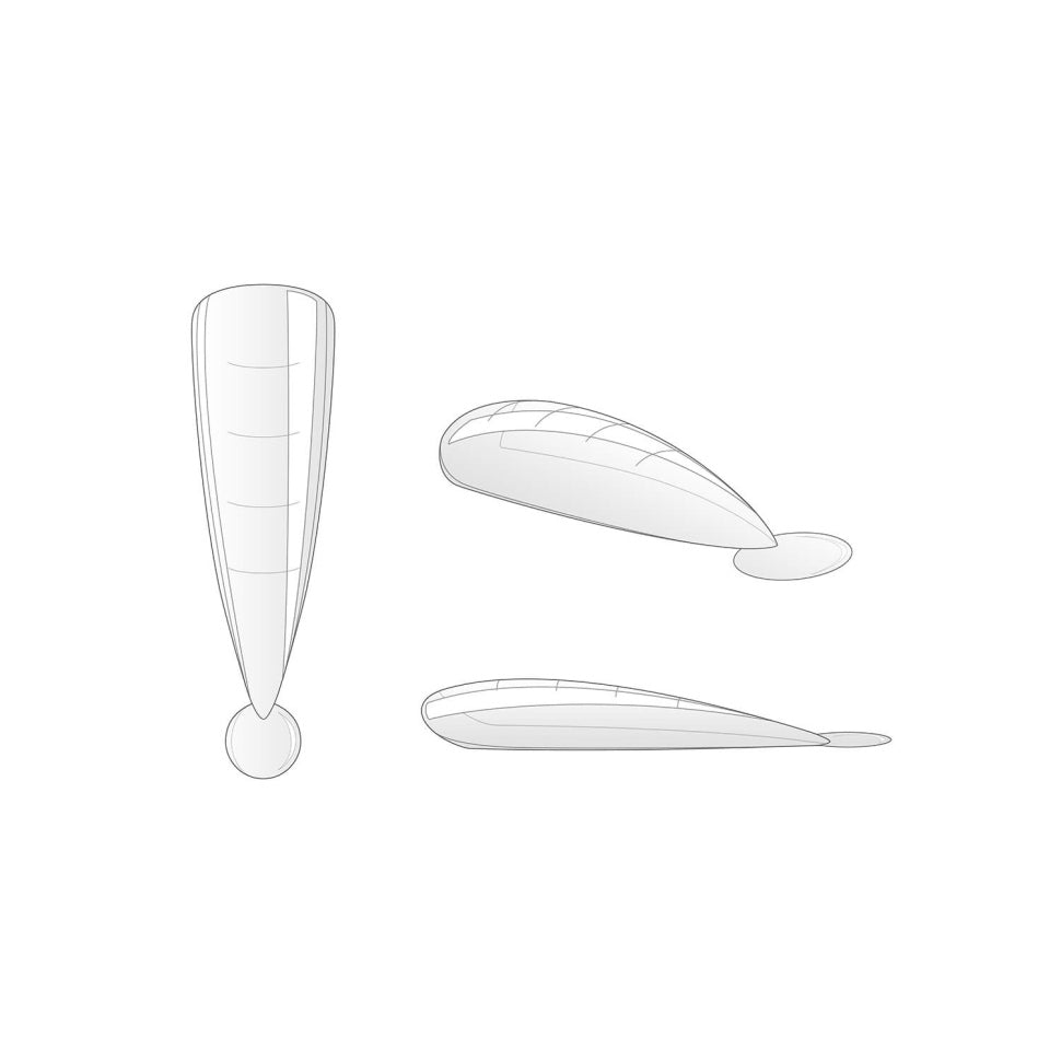 Press & Popit Dual Tips Stiletto Form 140Pezzi di Trendnails
