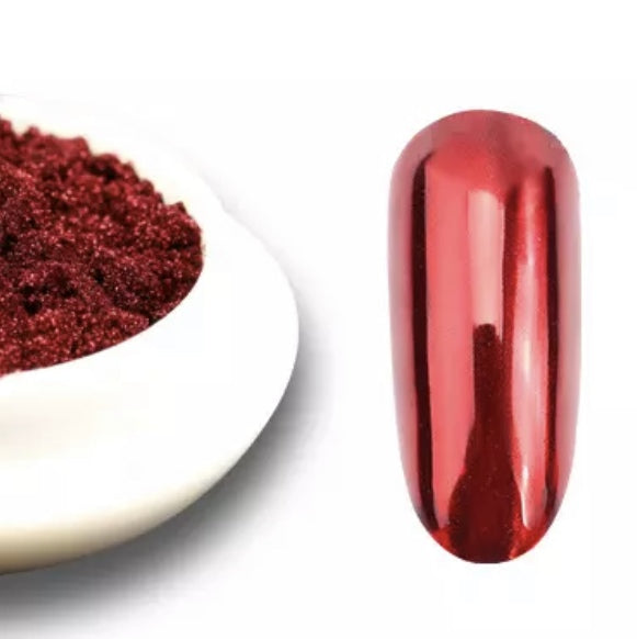 Chrome powder pigment 'red-mother of pearl' with sponge