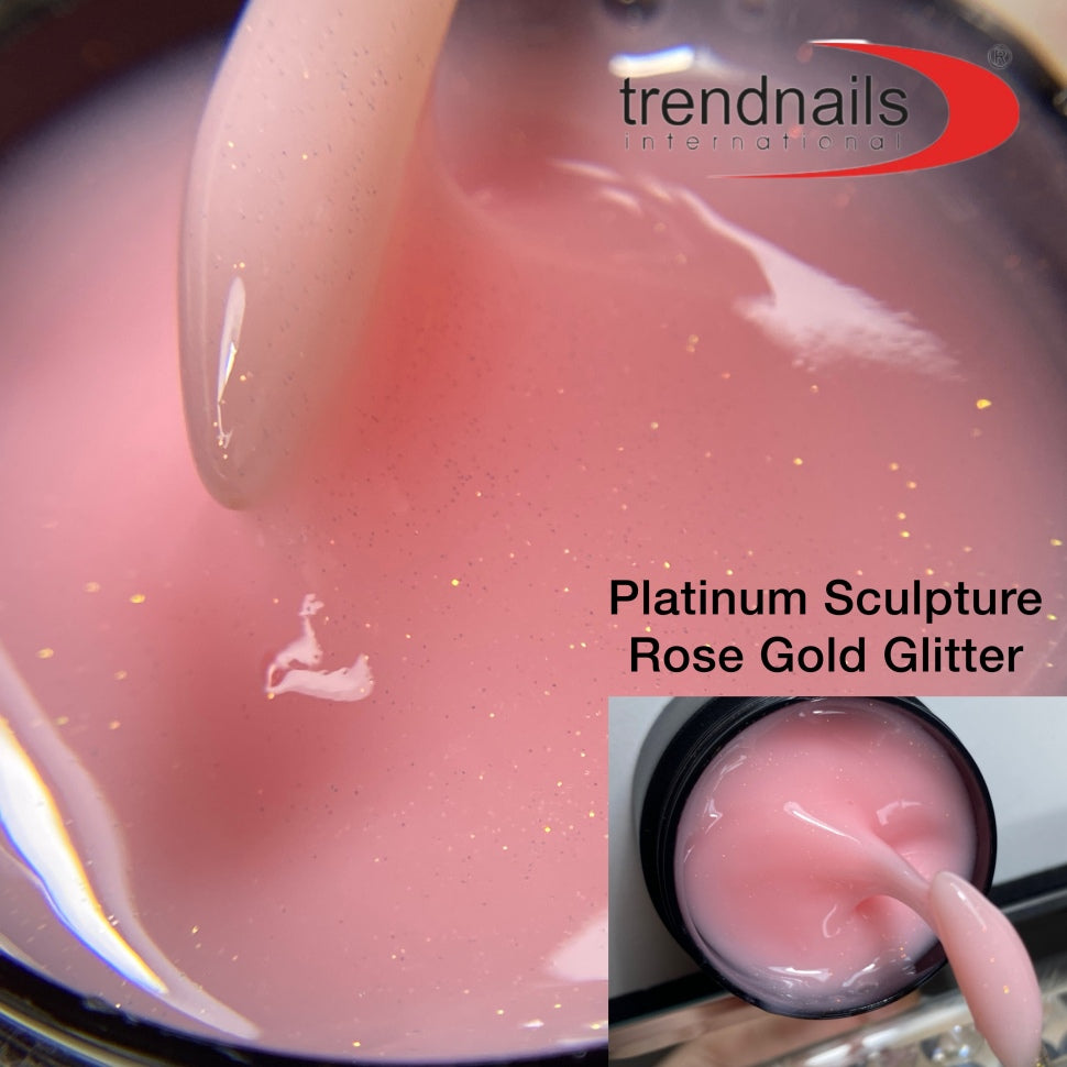 Platinum Sculpture Gold Glitter Thixotrop Aufbau-Gel молочный 5-30мл от Trendnails
