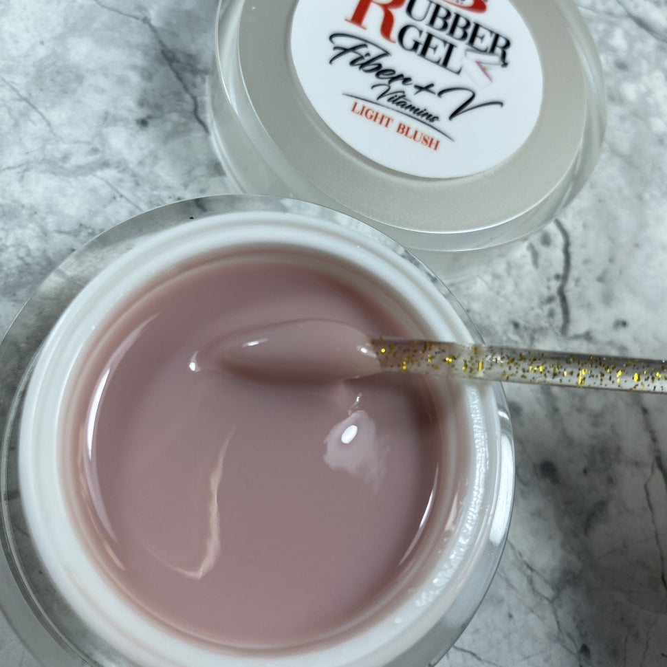 Rubber Gel Fiber+V – Light Blush 15-30ml от Trendnails
