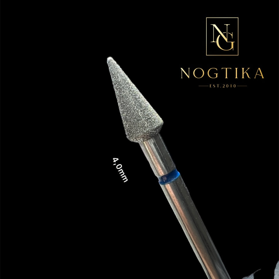 Diamond Bit cone pointed medium (blue) 4mm from NOGTIKA