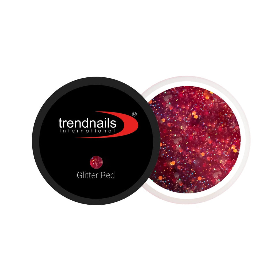 Soak-Off Acrylgel 15ml тюбик – "Glitter Red" от Trendnails