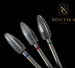 Fräseraufsatz präzise Birnenform mittel oder grob von NOGTIKA