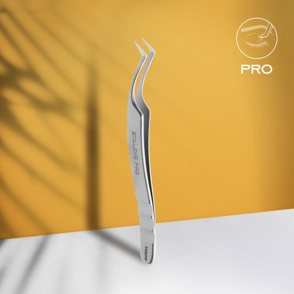 Eyelash tweezers TE-41/2 STALEKS EXPERT