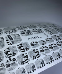 NailArt Wrap Nr. 433 Zeitungsmotive von NARTex