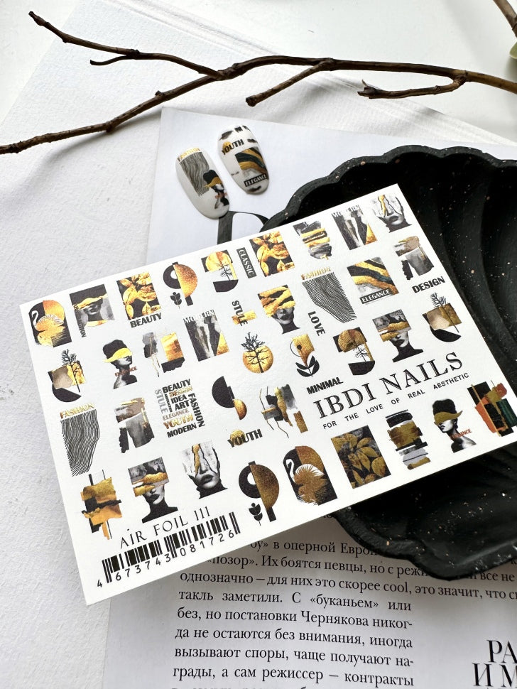 Sticker Air Foil 111 from IBDI Nails