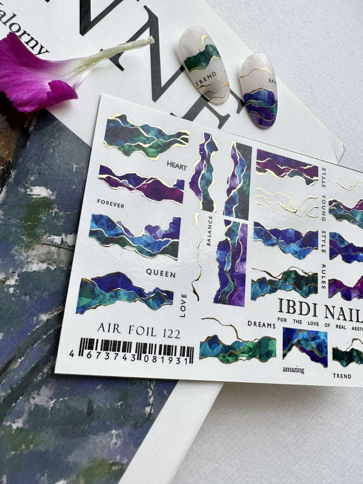 Sticker Air Foil 122 from IBDI Nails