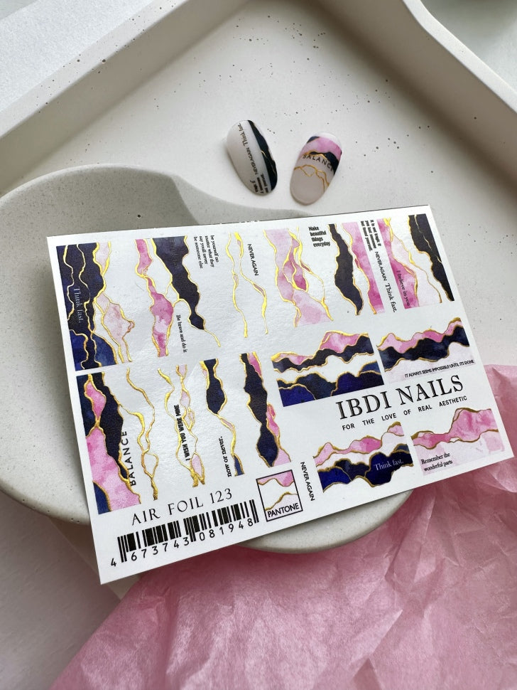 Sticker Air Foil 123 от IBDI Nails
