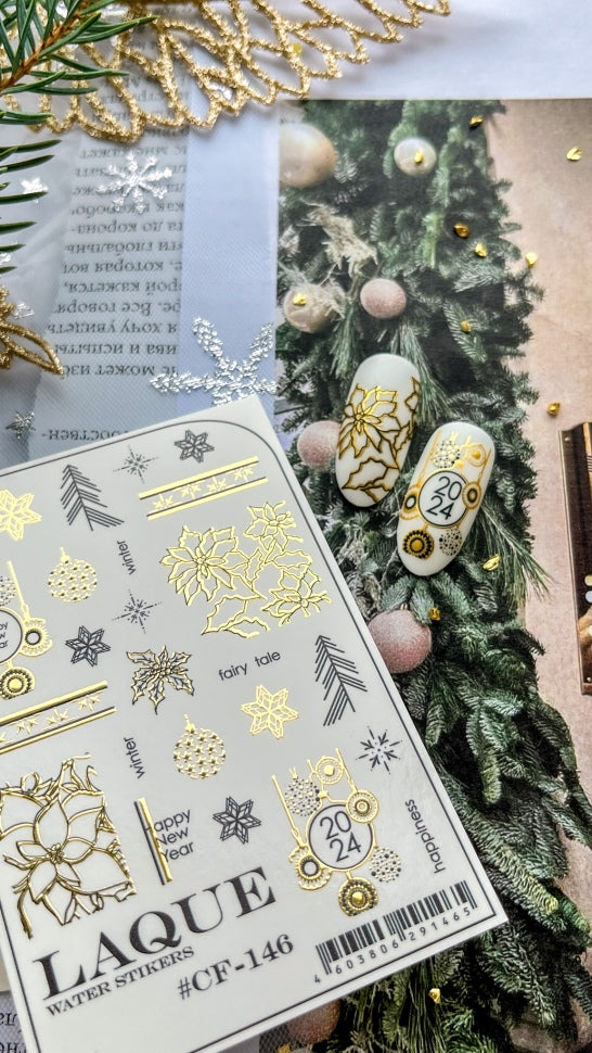 Slider with foil CF146 (water-soluble stickers) from Lague