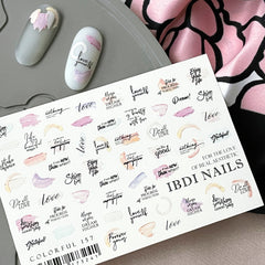 Стикер COLORFUL Nr.157 от IBDI Nails