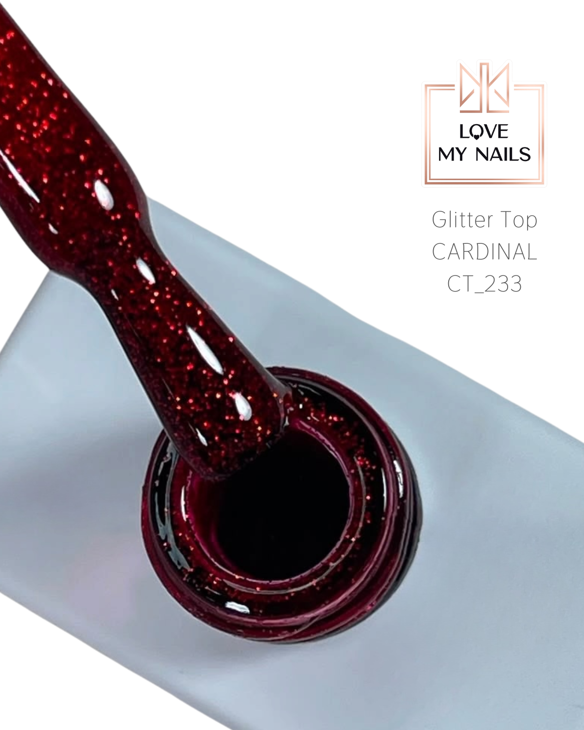 Color Top CARDINAL 12ml von Love My Nails (HEMA/TPO-free)