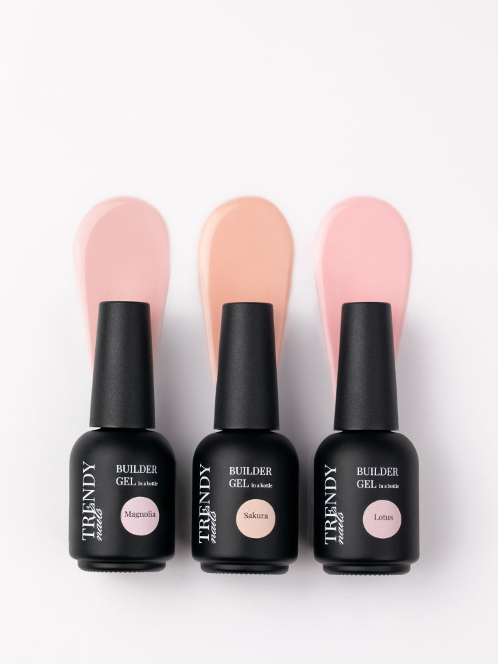 Гелевое наращивание 'Сакура' от Trendy Nails 15мл/30мл (саморазглаживающее)