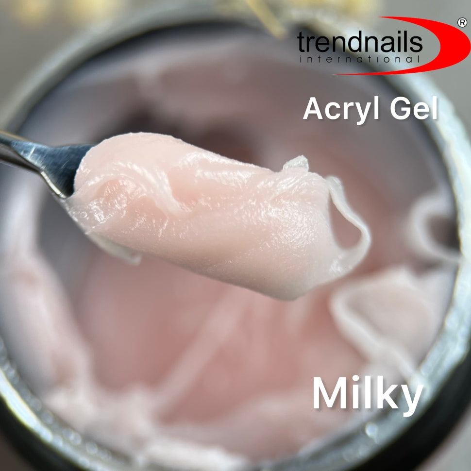 Soak-Off Acrylgel 15 мл банка – "Молочный" от Trendnails