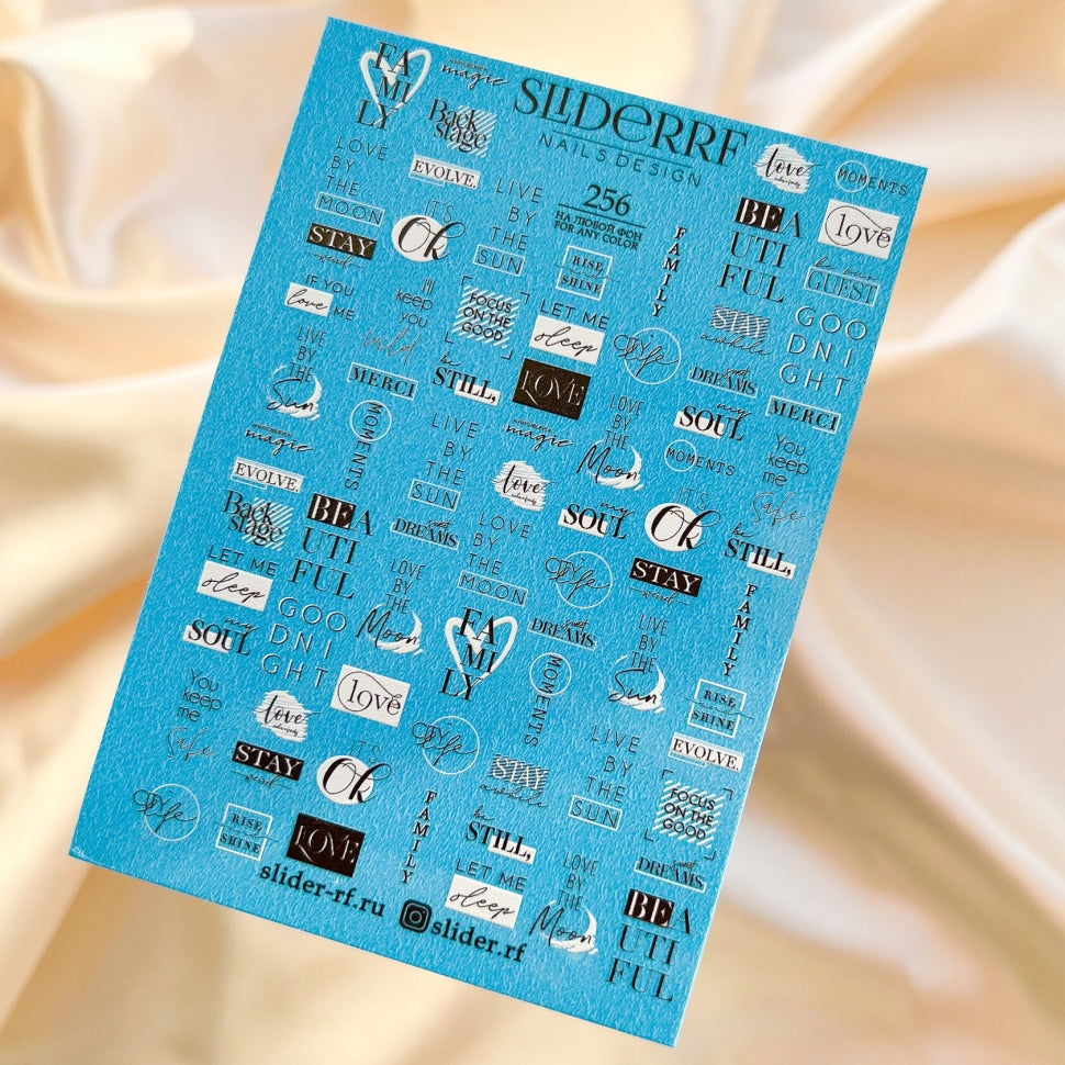 Sticker Design RF256 (водорастворимые наклейки)