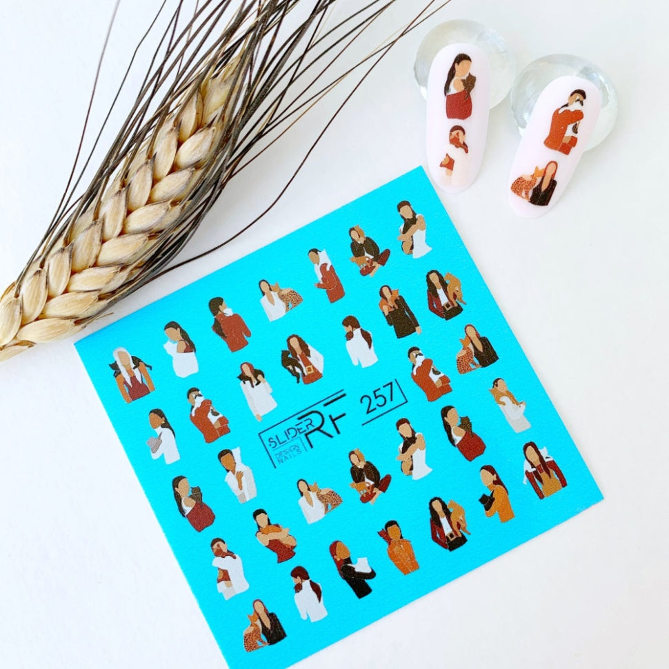 Sticker Design RF257 (Water-soluble stickers)
