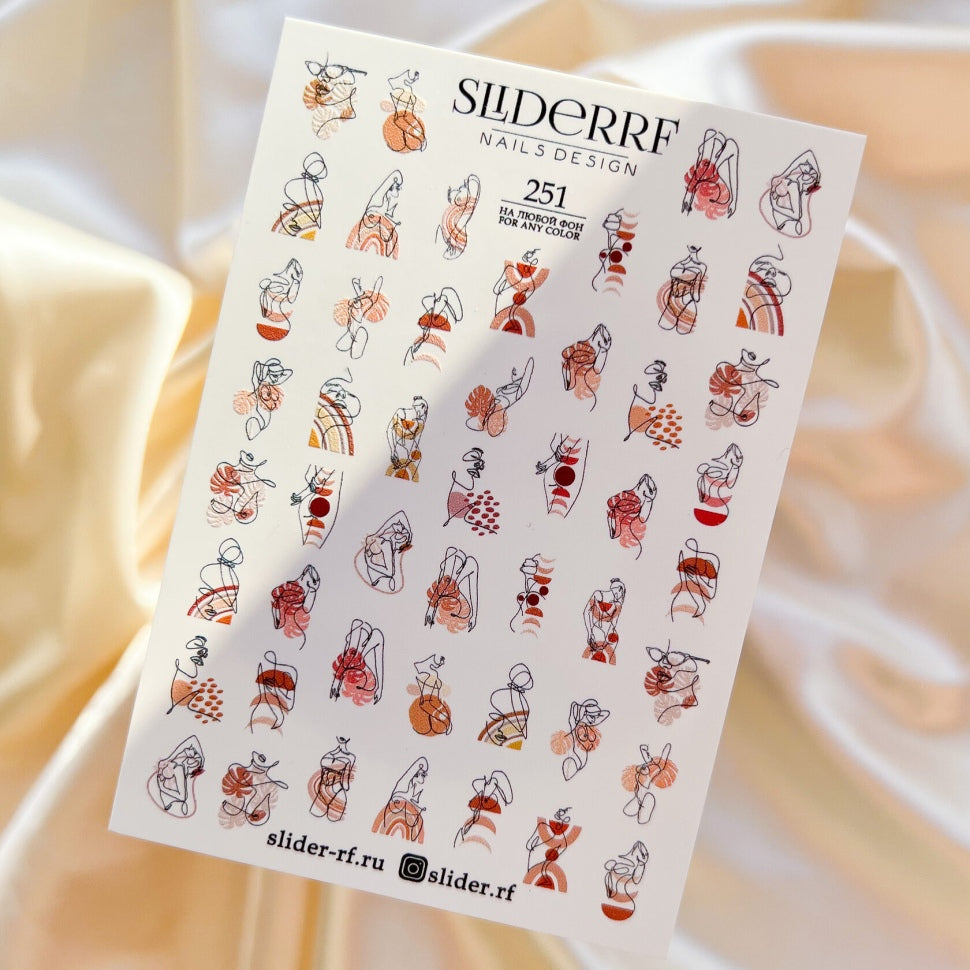 Sticker Design RF251 (водорастворимые наклейки)