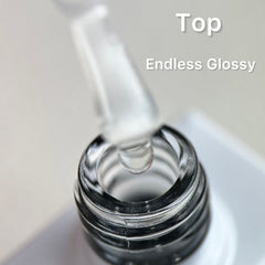 Top Coat Endless Glossy NO WIPE mit UV Schutz 50ml Nachfüllflasche von Love My Nails TPO-Free