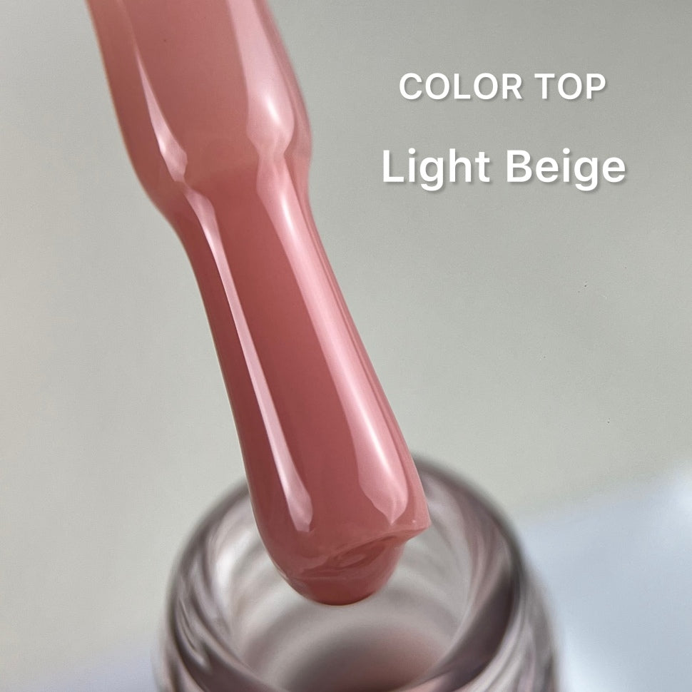 Color Top Coat Beige Chiaro NO WIPE 10ml di Love My Nails