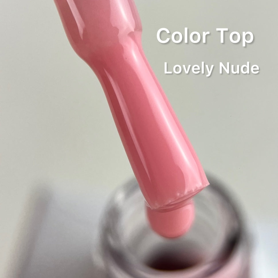 Color Top Coat Lovely Nude NO WIPE 10ml from Love My Nails