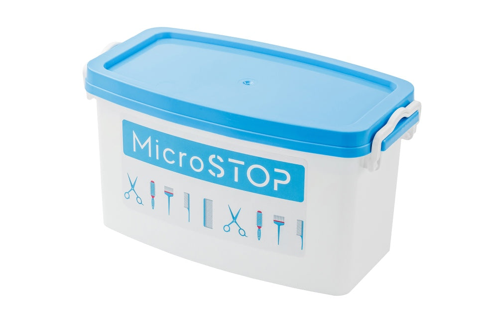 Instrument boxes with grid for disinfection from MicroSTOP in various sizes