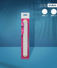 3 Einwegfeilen Etuis (180/240 Körnung) PAPMAM MIX mit Holzuntersätzen STALEKS PRO