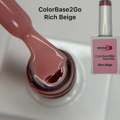 ColorBase2Go – Rich Beige 12ml von Trendnails
