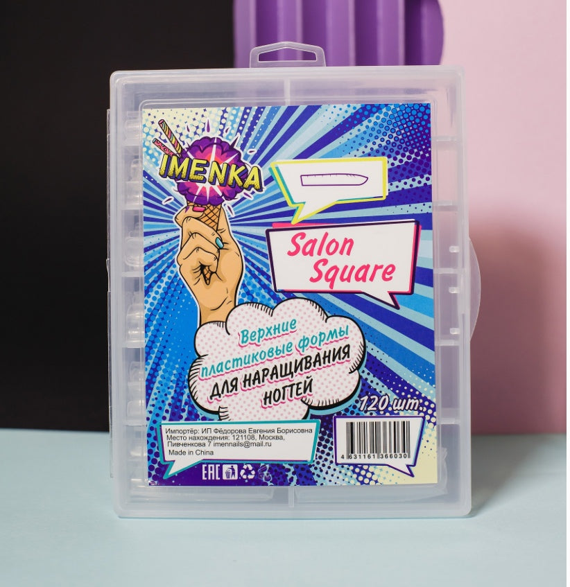 Dual Tips "Salon Square" 120 шт от Imen