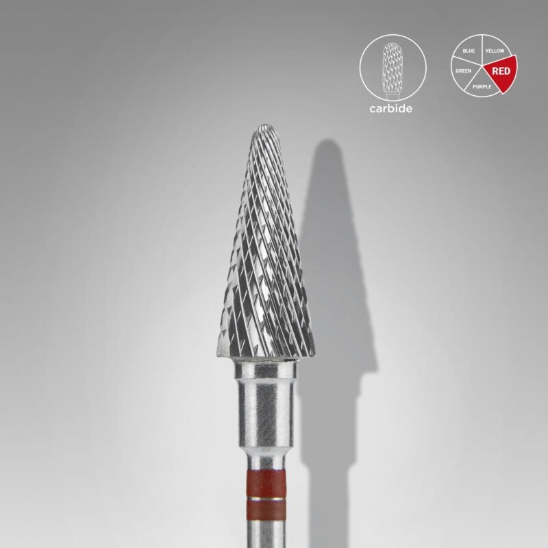 Milling cutter attachment carbide fine (red) 6mm for left-handers from STALEKS