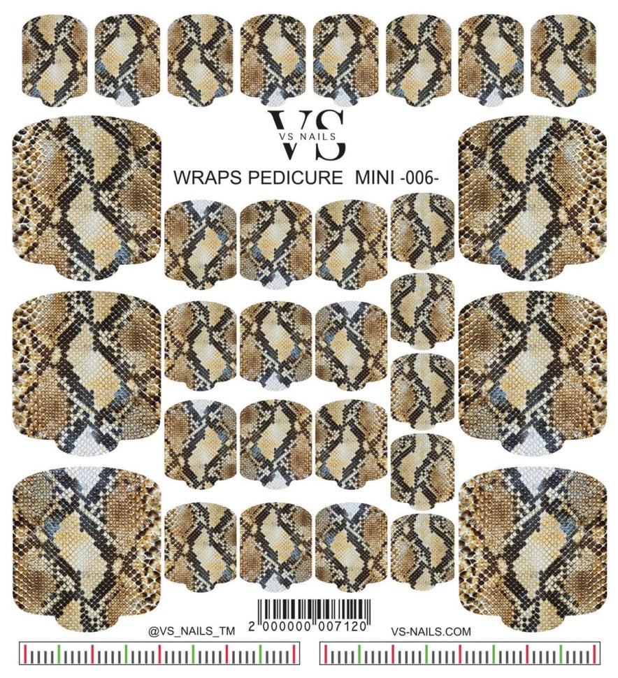 Wrap for Pedicure Mini 06 by VS Nails