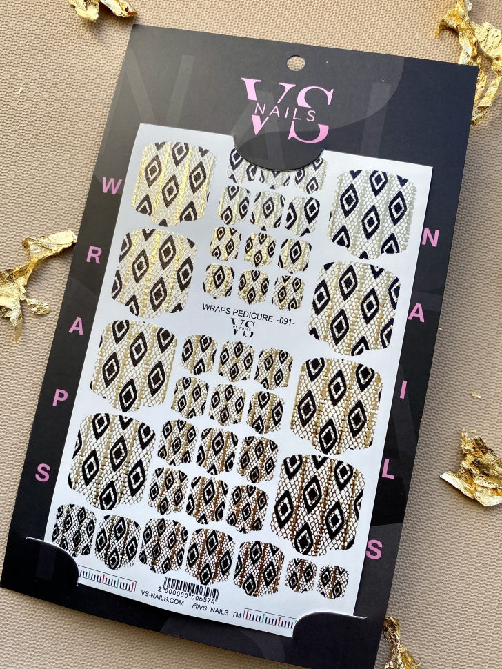 Wrap for Pedicure Maxi 91 by VS Nails