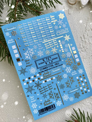 Slider mit Folie (Wasserlösliche Aufkleber) von VS Nails 82 COMBI FOIL