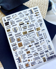 Slider mit Folie (Wasserlösliche Aufkleber) von VS Nails 63 COMBI FOIL