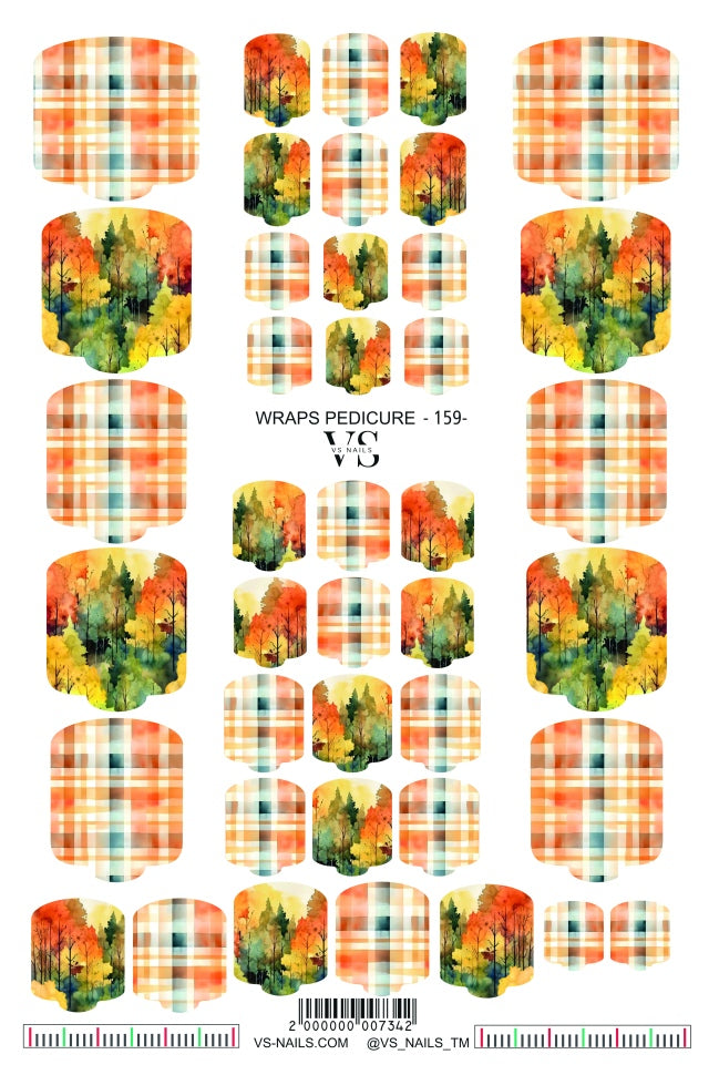 Wrap per Pedicure Maxi 159 di VS Nails