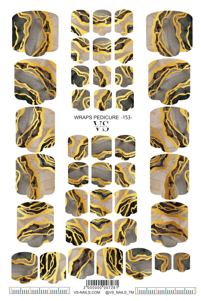 Wrap for Pedicure Maxi 153 by VS Nails