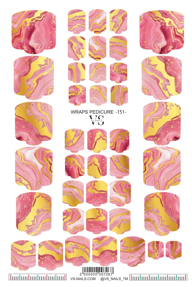 Wrap для педикюра Maxi 151 от VS Nails