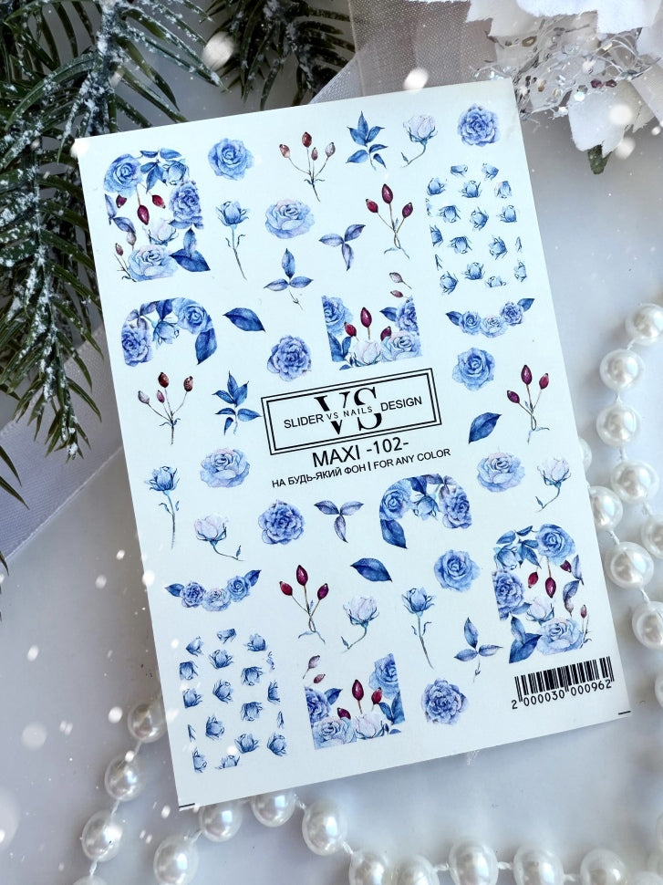 Slider maxi (water-soluble stickers) 102 by VS Nails