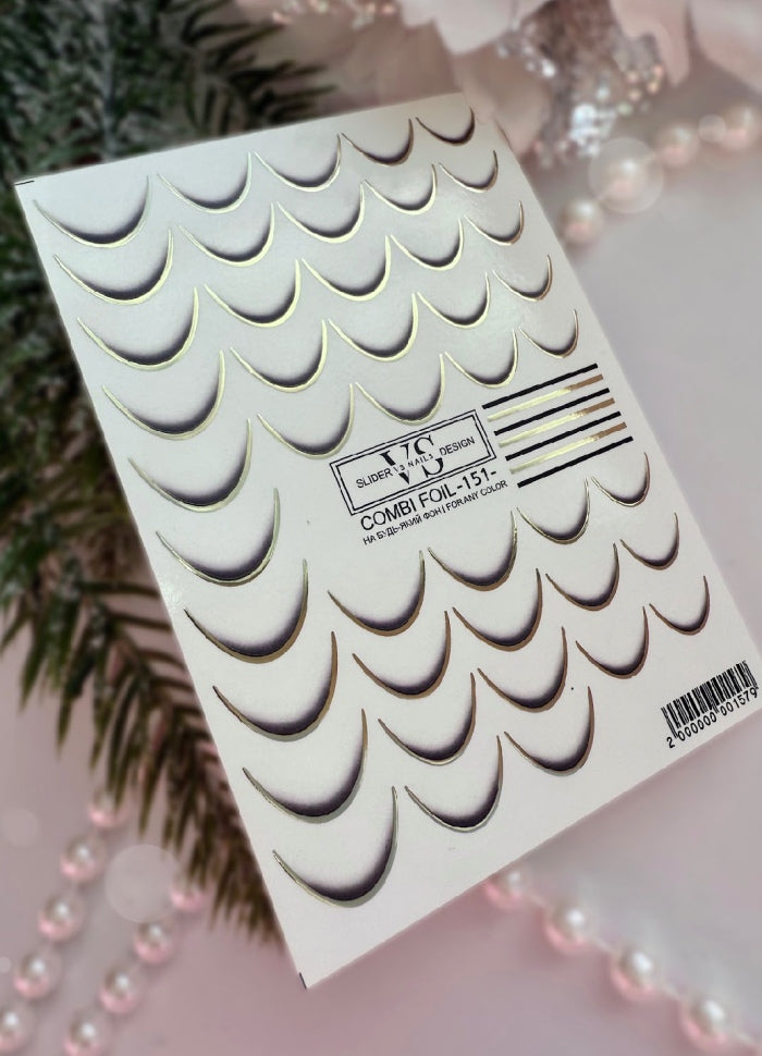 Slider Combi Foil (Water-soluble Stickers) by VS Nails 151