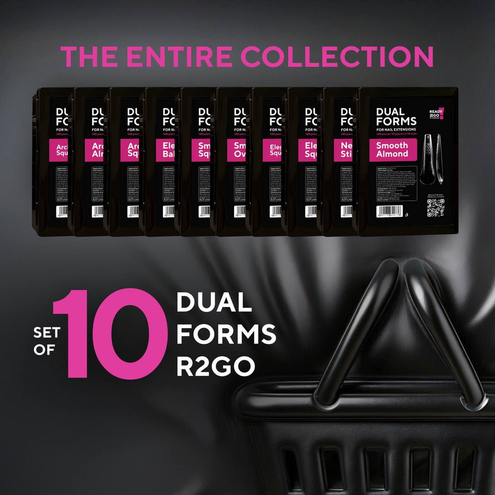 R2GO Dual Tips Arched Almound 140 Stk. von MARIS.KID 1 Packung