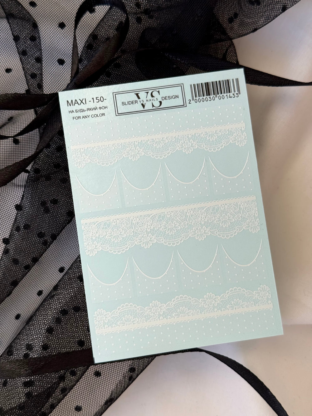 Slider maxi (adesivi rimovibili con acqua) 123 di VS Nails