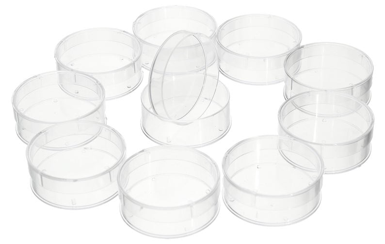 Vaso vuoto per decorazioni per unghie 1 pz trasparente
