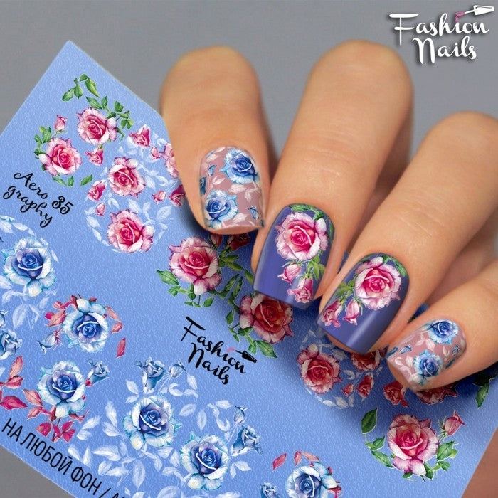 Sticker Design (Water-soluble Stickers) Aerography 35