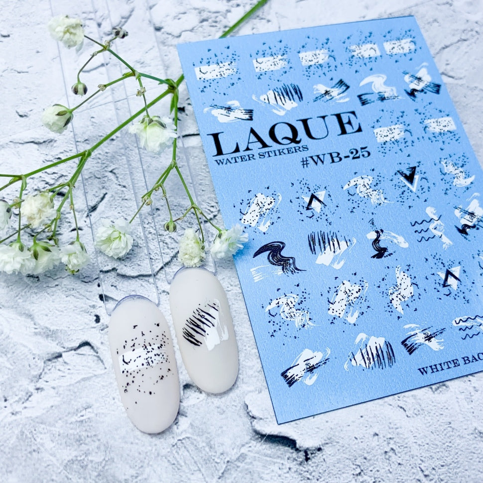 Sticker Design WB25 (Water-soluble Stickers) by Laque
