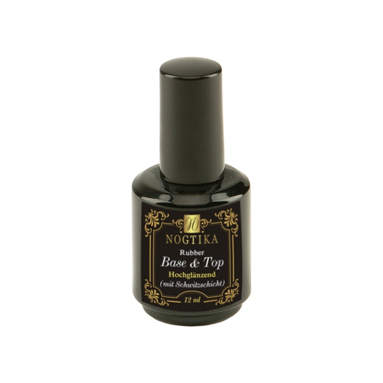 Rubber Base "Base&Top" Hochglänzend (mit Schwitzschicht) 12ml (TPO/HEMA-free)