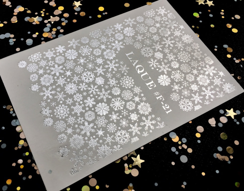Sticker Design F21 silver (water-soluble stickers)
