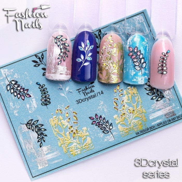 Sticker Design 3D Crystal No. 14 (Water-soluble stickers)