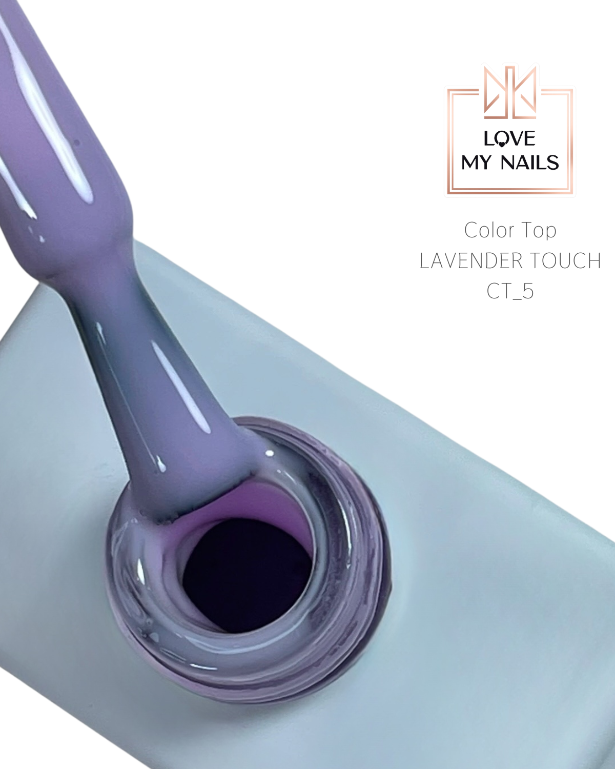 Color Top Coat Lavender Touch NO WIPE 12ml von Love My Nails (TPO-free)